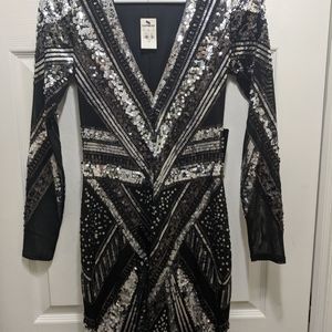 Express brand Sequined mini dress